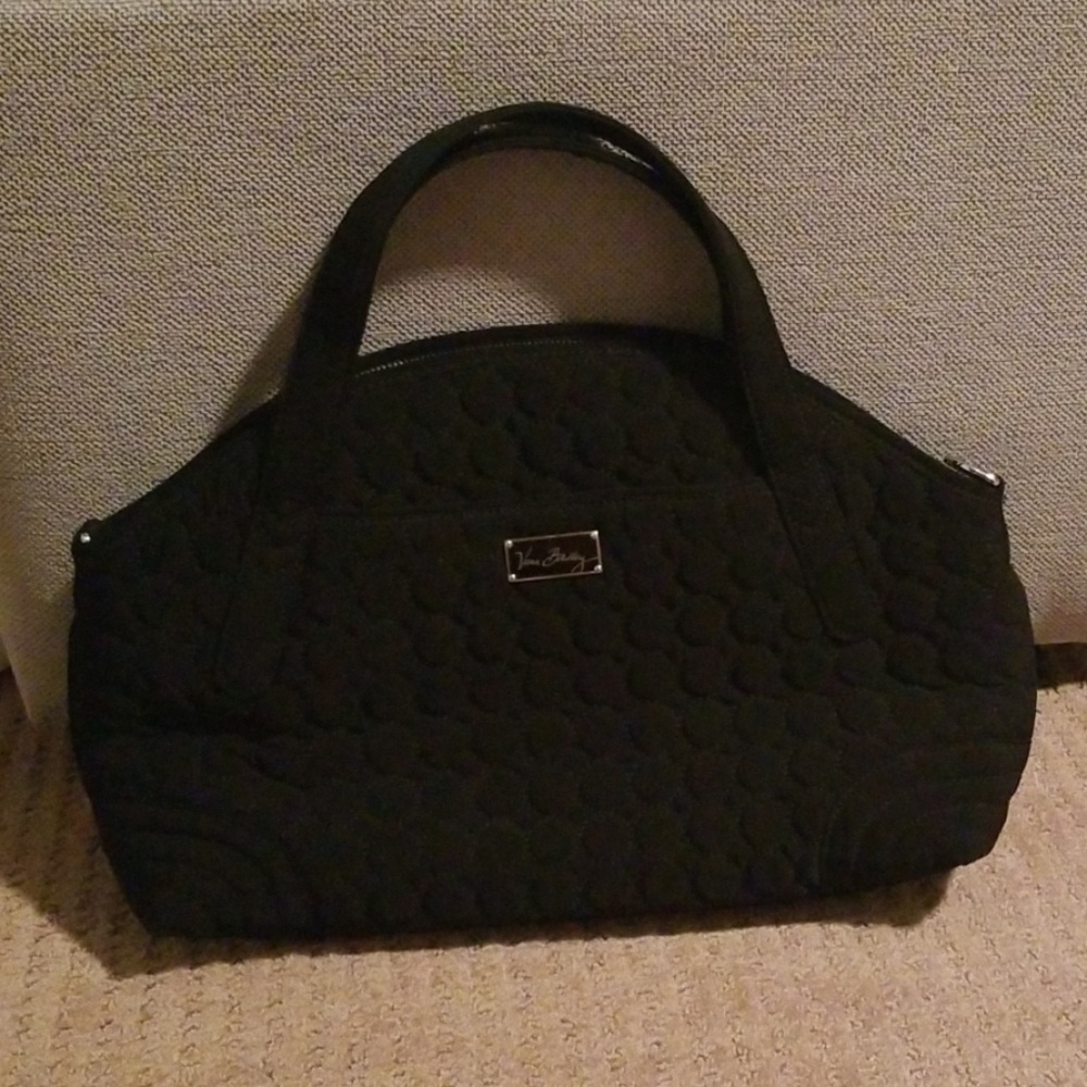 Solid Black Ver Bradley Purse